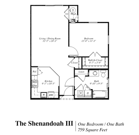 Shenandoah III Floor Plan at The Gardens of Stafford, Stafford, Virginia  